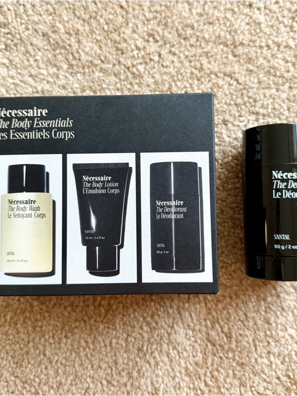 Nécessaire Deodorant Stick - Black, new in box